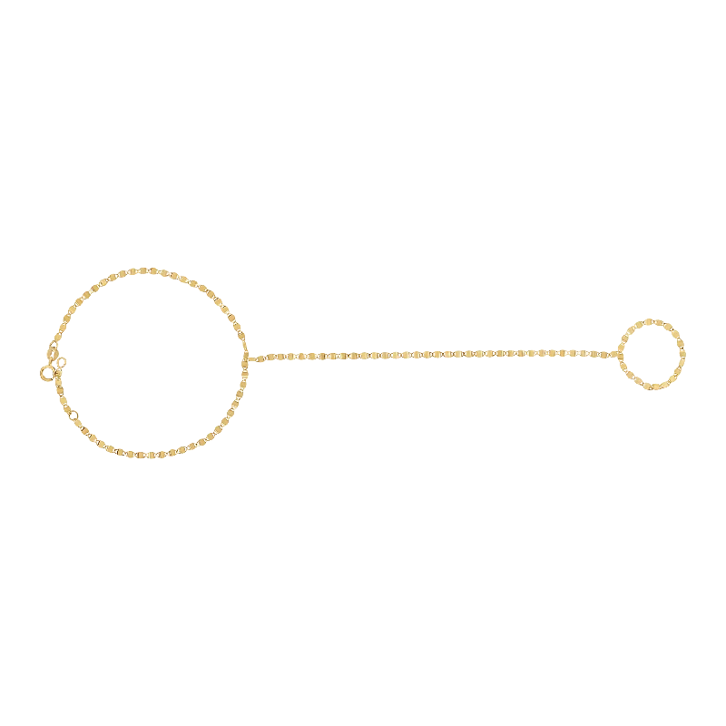 gold moonstone cocktail ring Mirror Hand Chain