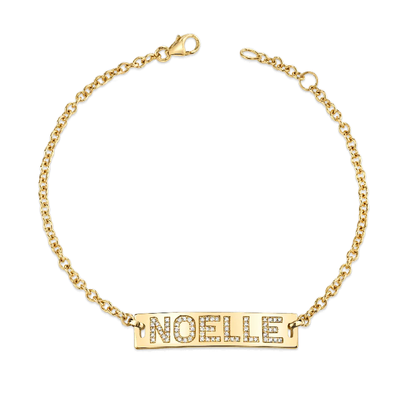 real jade jadeite bangle Custom Diamond Name ID  Bracelet