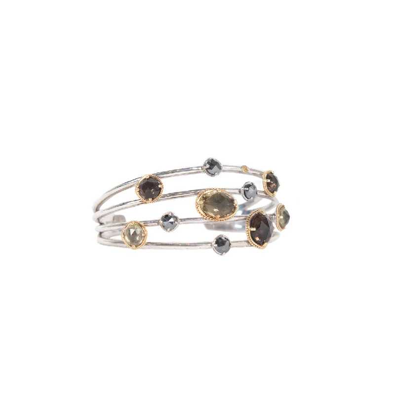 simple gold hoop earrings Pre-Owned Tacori Midnight Sun Cuff