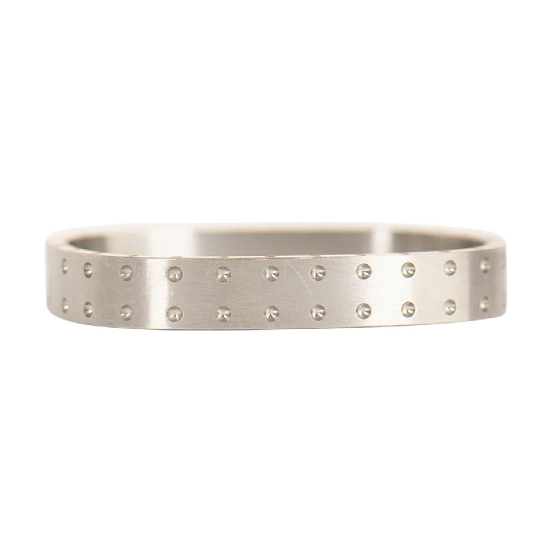 men’s tungsten wedding ring Pre-Owned Roberto Coin Pois Mois Bangle