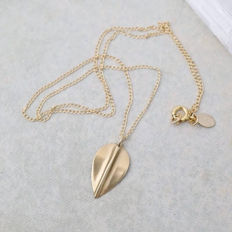 handmade braided anklet Lila Necklace Brass