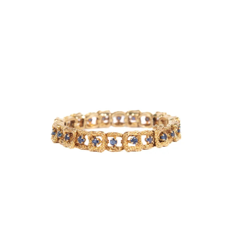 celestial sun and moon earrings Pre-Owned Tiffany & Co. Sapphire Bracelet
