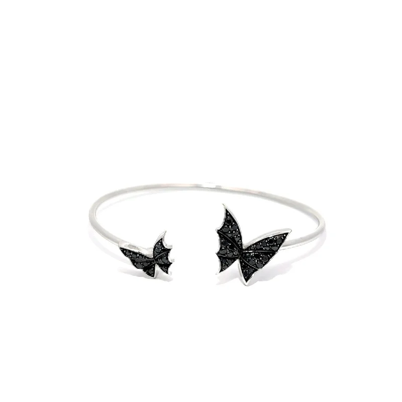 men’s sterling silver cufflinks Pre-Owned Stephen Webster Fly By Night Flexible Cuff men’s sterling silver cufflinks Pre-Owned Stephen Webster Fly By Night Flexible Cuff