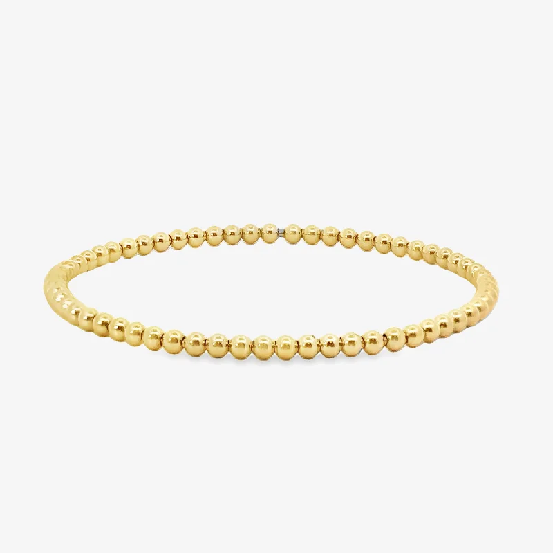 moonstone engagement ring boho 3mm Flex Stretch Bead It Bracelet