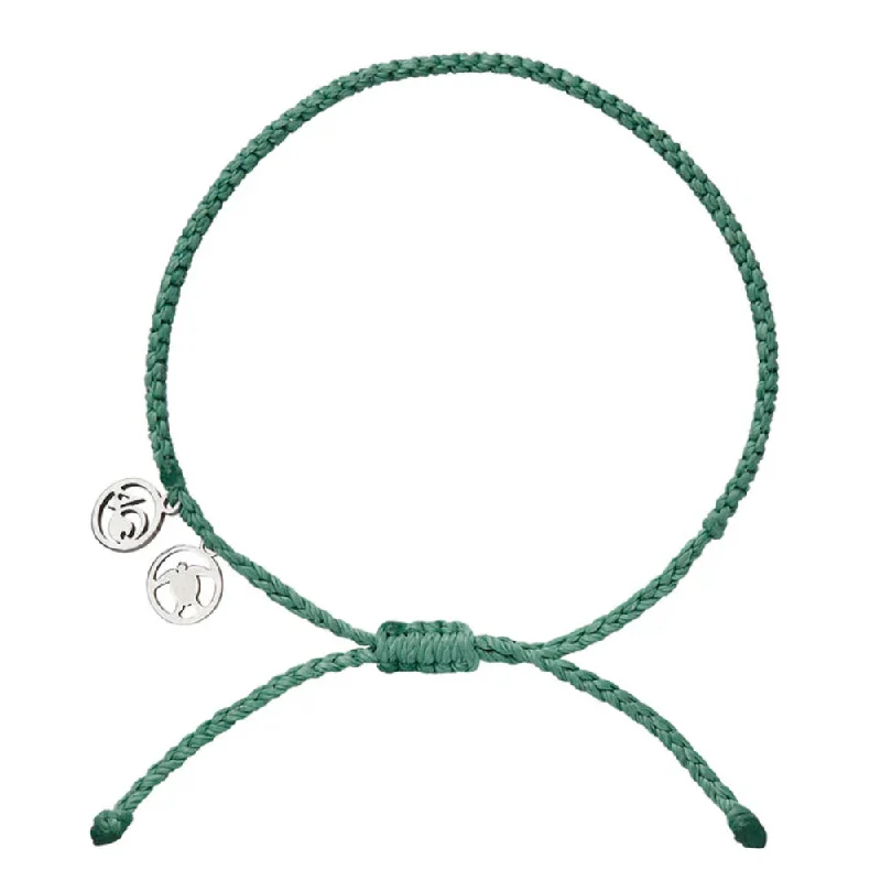 sparkling diamond drop earrings 4Ocean Loggerhead Sea Turtle Braided Bracelet