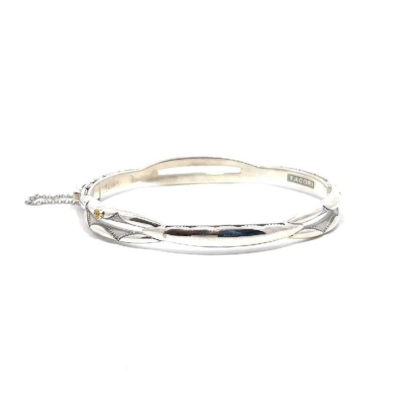 titanium wedding band men’s black Pre-Owned Tacori Oval Promise Bracelet