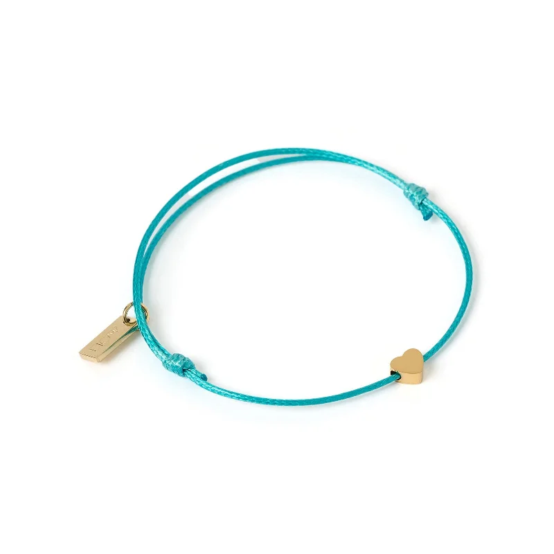 minimalist gold square earrings Angel Heart Bracelet - Sky