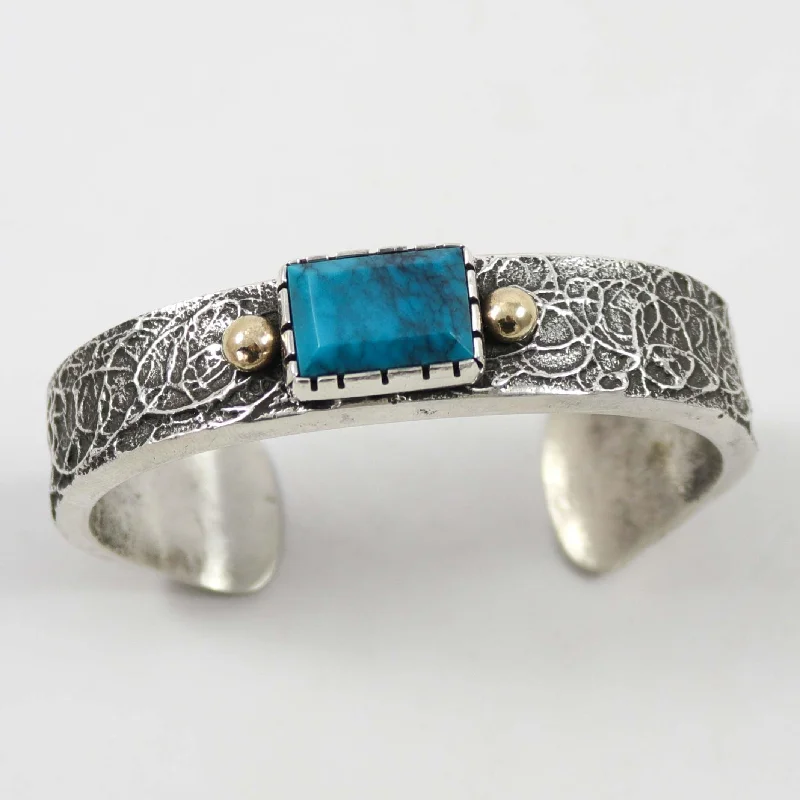 gold moonstone cocktail ring Bisbee Turquoise Cuff