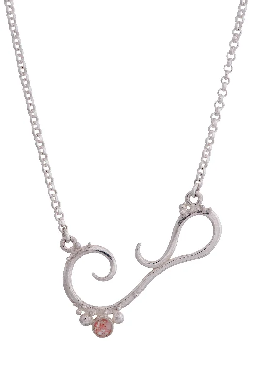 emerald-cut aquamarine necklace Bermuda ~ Medium Inline Necklace