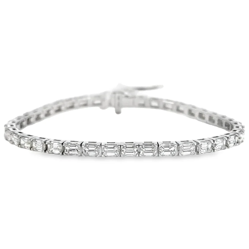 handmade wire-wrapped gemstone ring White Gold Diamond Fashion Bracelet