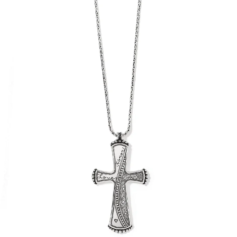 infinity knot wedding band Brighton Essex Cross Necklace