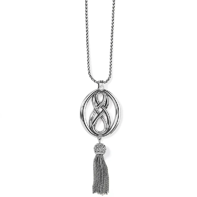 unique blue topaz ring Brighton Interlok Embrace Convertible Necklace