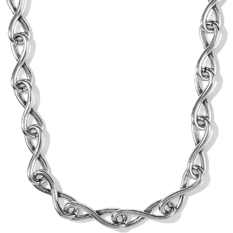 vintage-style garnet ring Brighton Interlok Twist Necklace