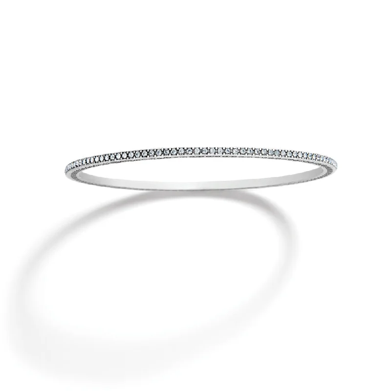 hammered silver pendant necklace Brighton Meridian Thin Bangle