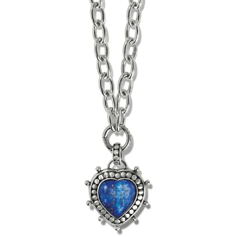 personalized engraved signet ring Brighton Pebble Dot Hati Lapis Heart Necklace