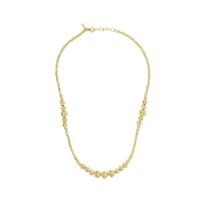 silver moon phase pendant Desmos Gala Diamond-Cut Necklace