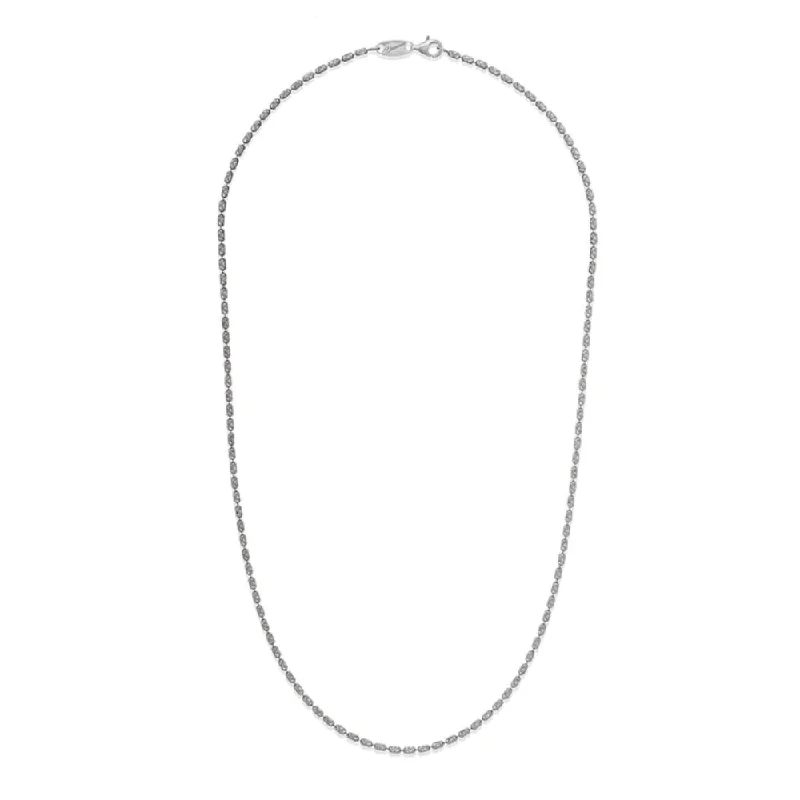 gold wedding band for men Desmos Sterling Silver Design-Typhoon Necklace