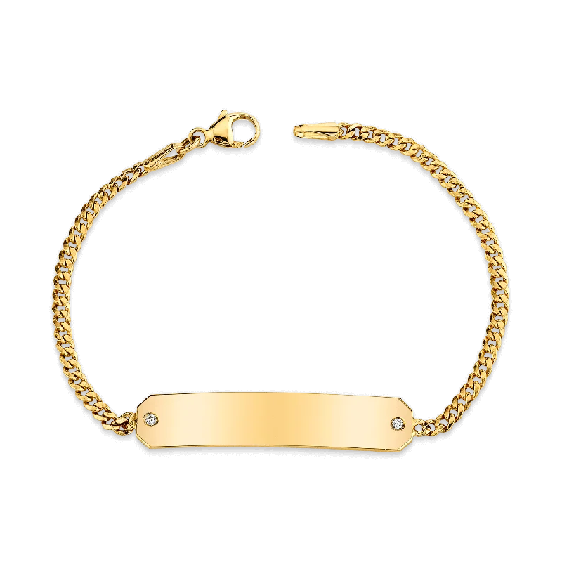 elegant marquise diamond ring Cuban Link Diamond ID Bracelet