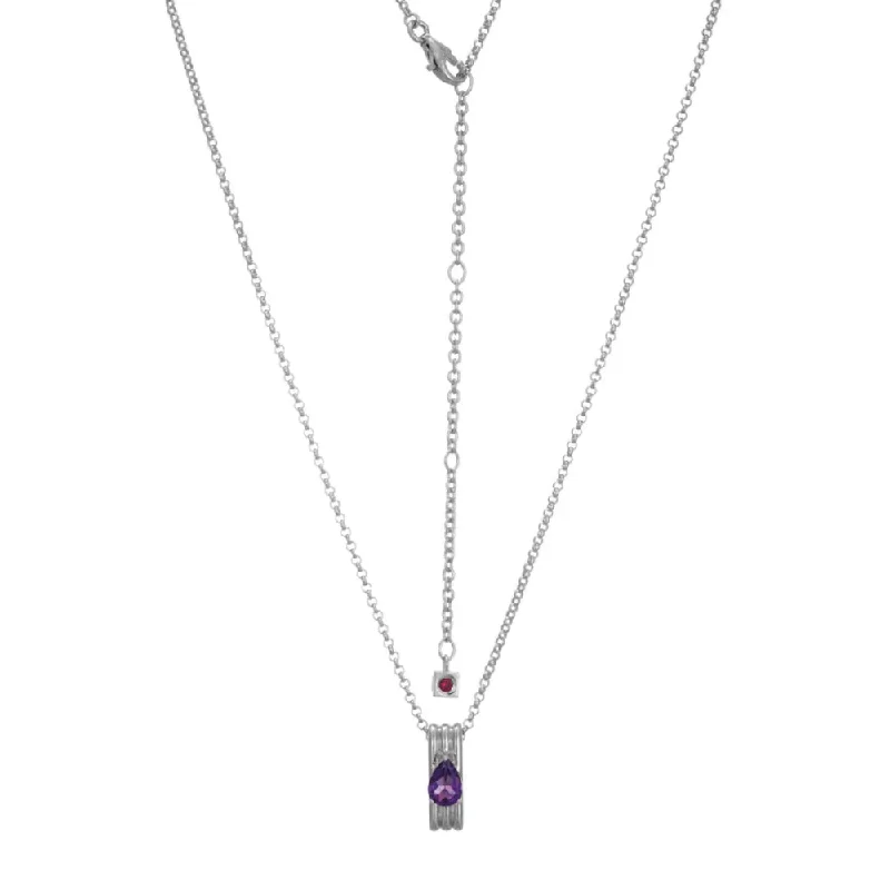 men’s beaded bracelet with charms Elle Goddess Collection Pendant Necklace with Amethyst