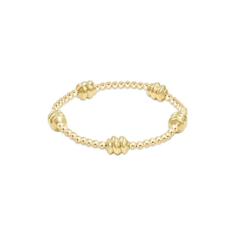 adjustable silver cuff bracelet enewton Extends - Admire Gold 3mm Bead Bracelet - Gold