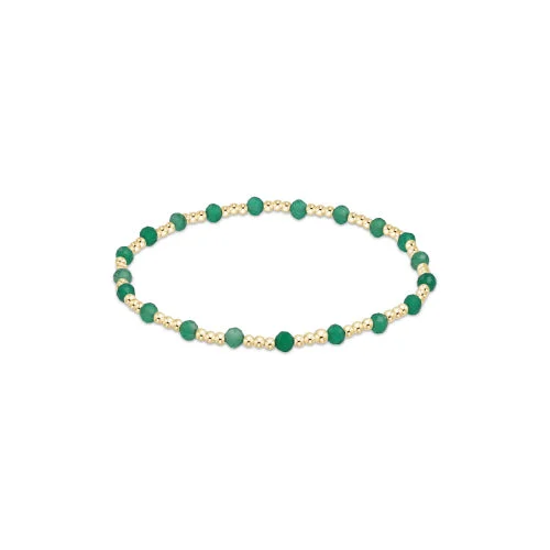 hypoallergenic earrings for sensitive ears enewton Extends - Gemstone Gold Sincerity Pattern 3mm Bead Bracelet