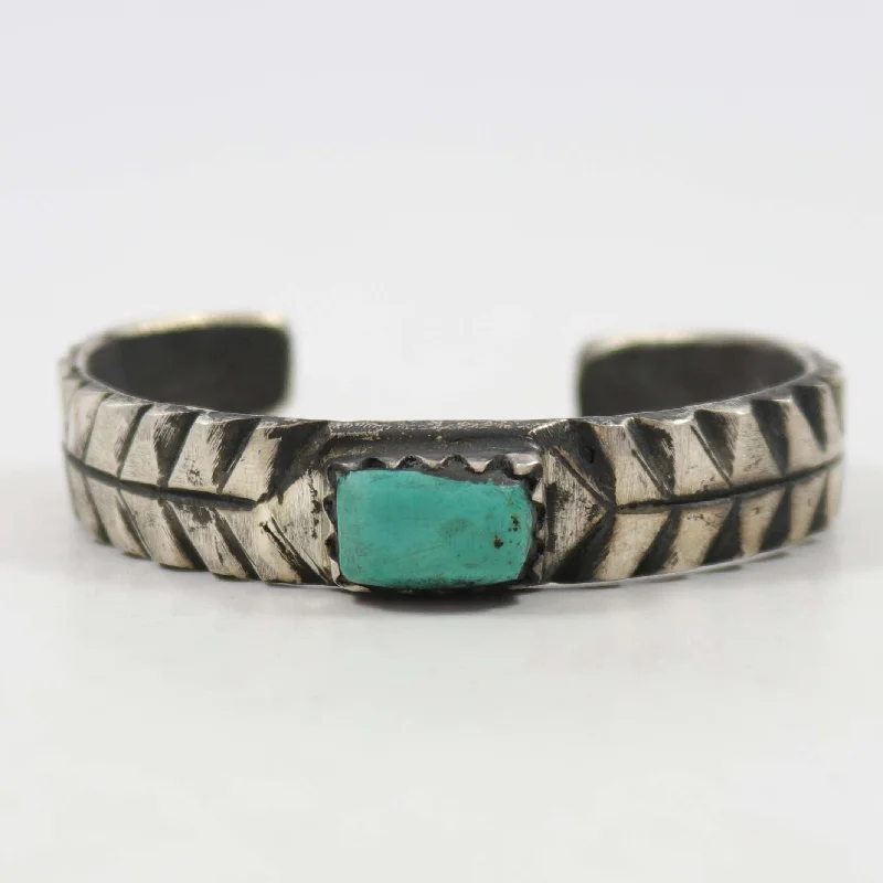 unique promise ring for girlfriend Fox Turquoise Cuff