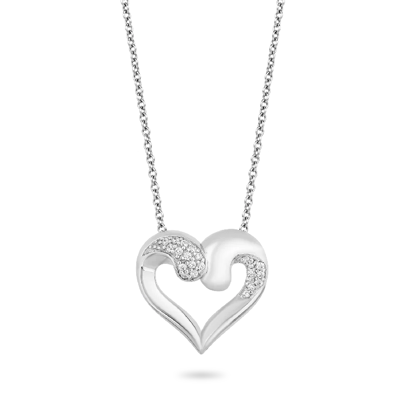 gemstone stacking rings colorful Hallmark Fine Jewelry Sparkling Heart Pendant in Sterling Silver with 1/8 Cttw of Diamonds