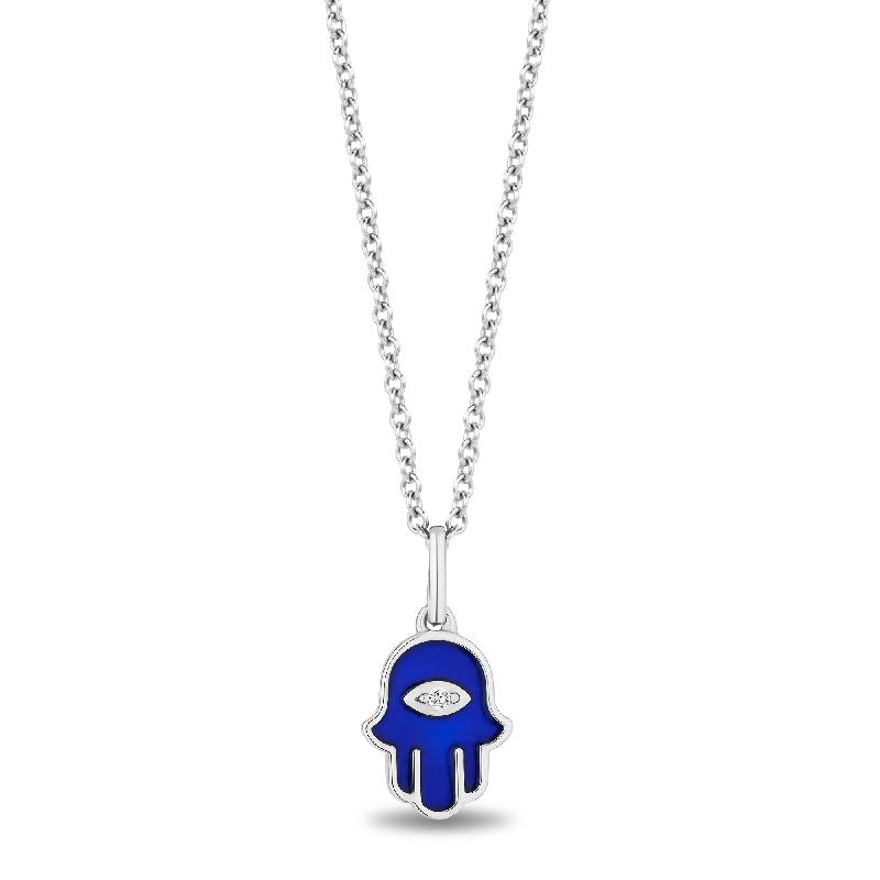 men’s tungsten carbide ring Hallmark Fine Jewelry Sterling Silver and Enamel Hamsa Necklace with Accent Diamonds