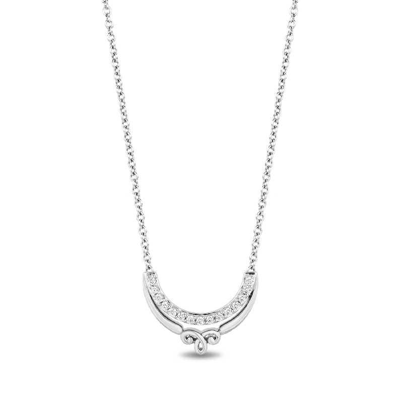 opal gemstone halo ring Hallmark Fine Jewelry Sterling Silver Antique Lace Necklace with Diamonds