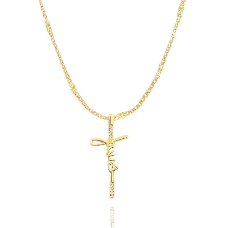 real citrine gemstone pendant His Love Necklace