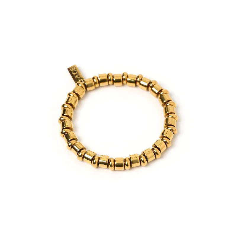 oval blue sapphire ring Inez Gold Bracelet