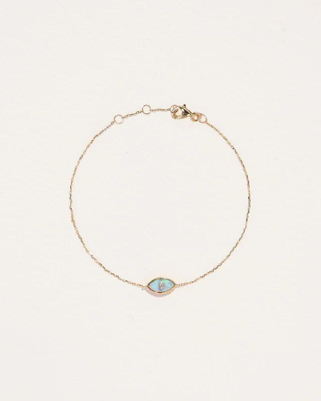 crystal drop earrings elegant Inlay Eye Bracelet