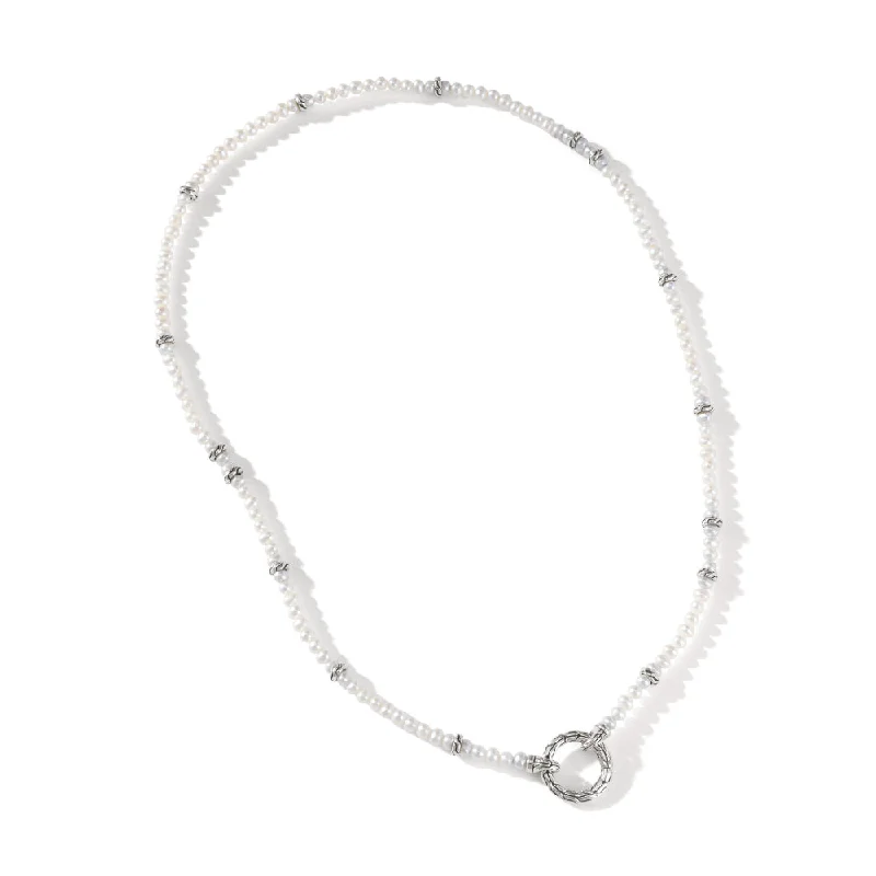 minimalist birthstone bangle John Hardy Pearl Necklace