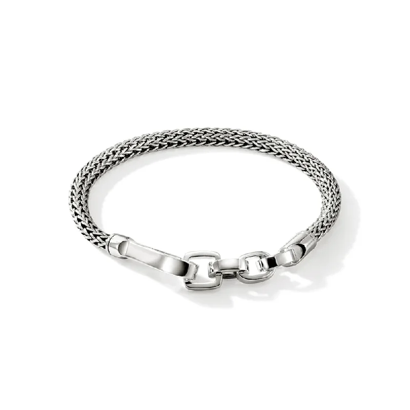 personalized zodiac birthstone necklace John Hardy Sterling Silver Hook Clasp Bracelet