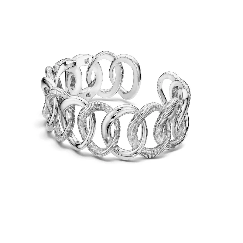 antique filigree wedding band Judith Ripka Eternity Interlocking Cuff Bracelet