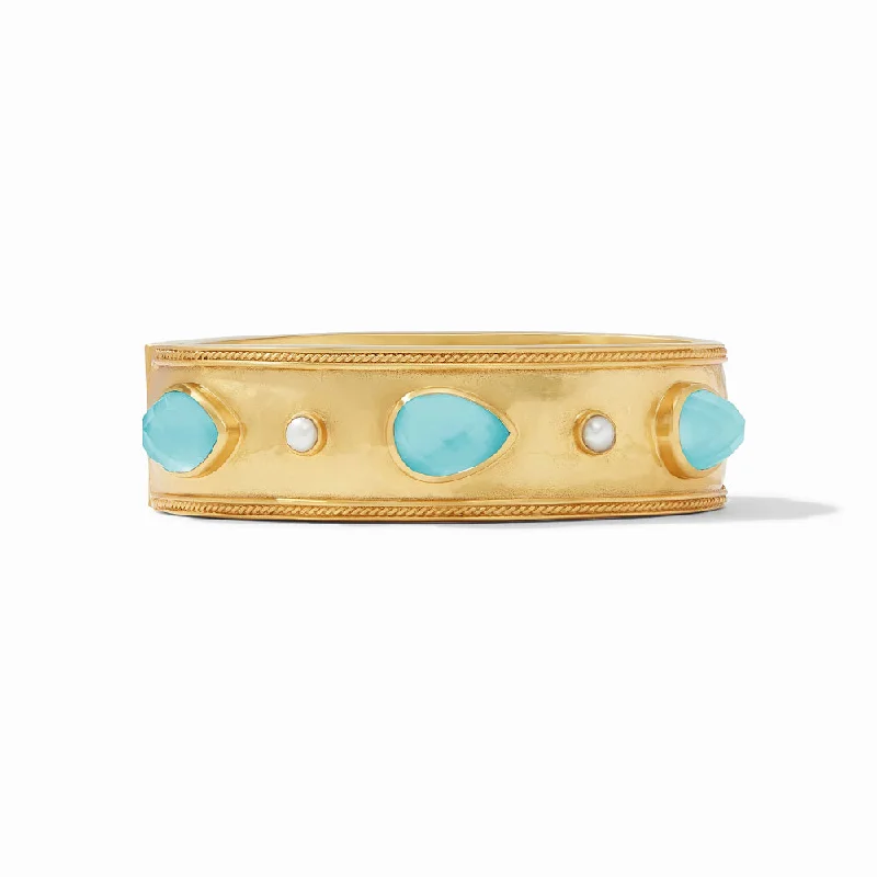 adjustable moon phase bracelet Julie Vos Cannes Statement Hinge Bangle