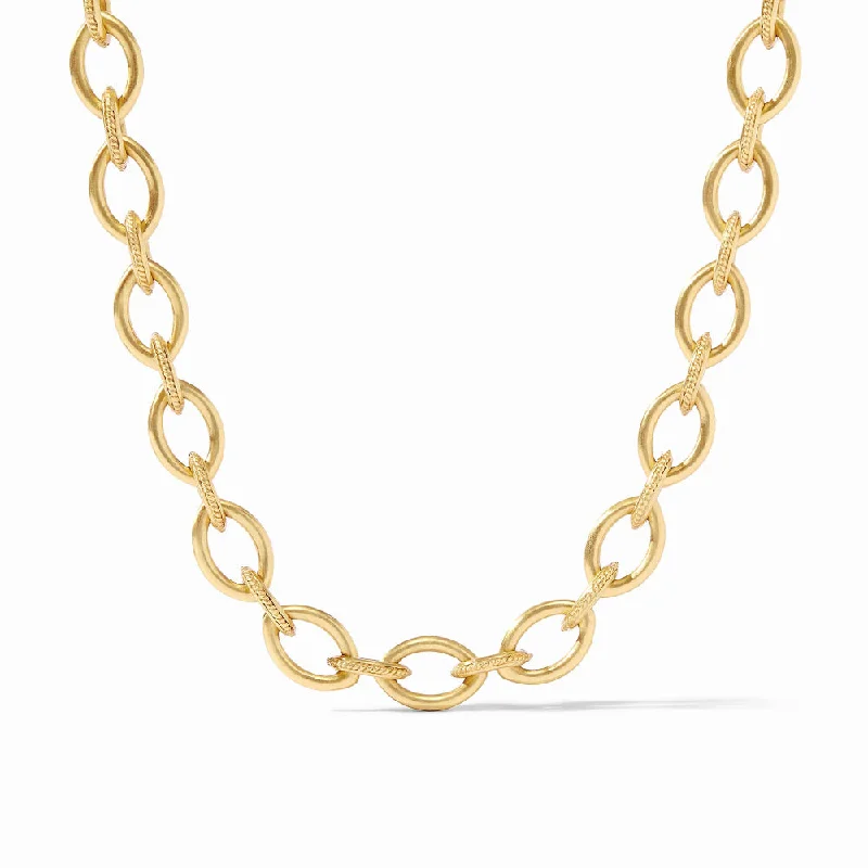 celestial galaxy planet necklace Julie Vos Delphine Link Necklace
