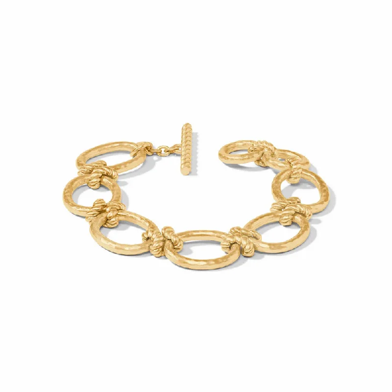 men’s titanium ring with diamonds Julie Vos Nassau Link Bracelet