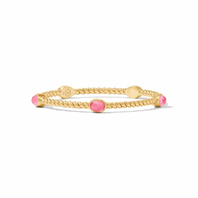 dainty gemstone chain bracelet Julie Vos Nassau Stone Bangle