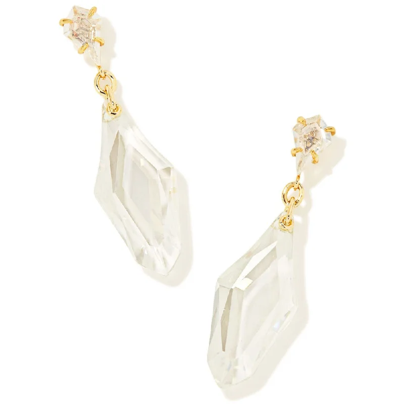 custom silver charm bracelet Kendra Scott Alexandria Statement Earring Gold