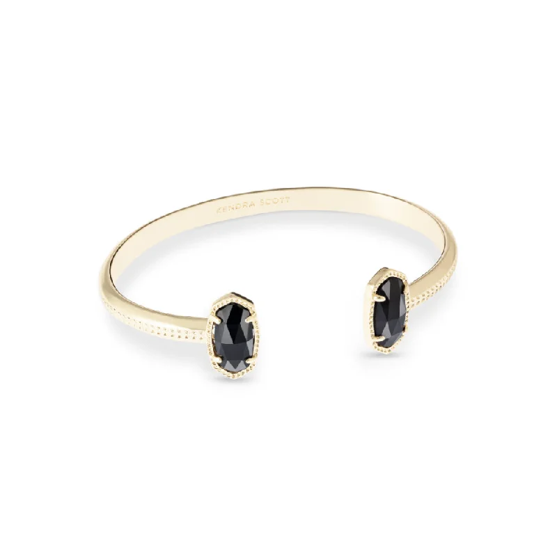 men’s engraved cuff bracelet Kendra Scott Elton Cuff Bracelet in Black