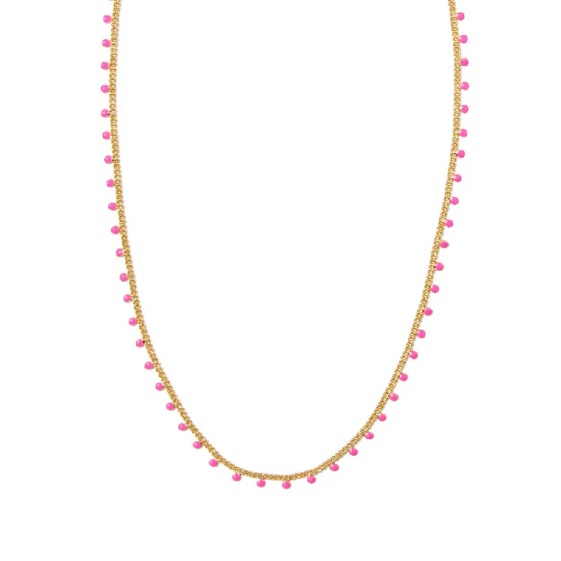sapphire princess cut ring Kendra Scott Kelsey Strand Necklace