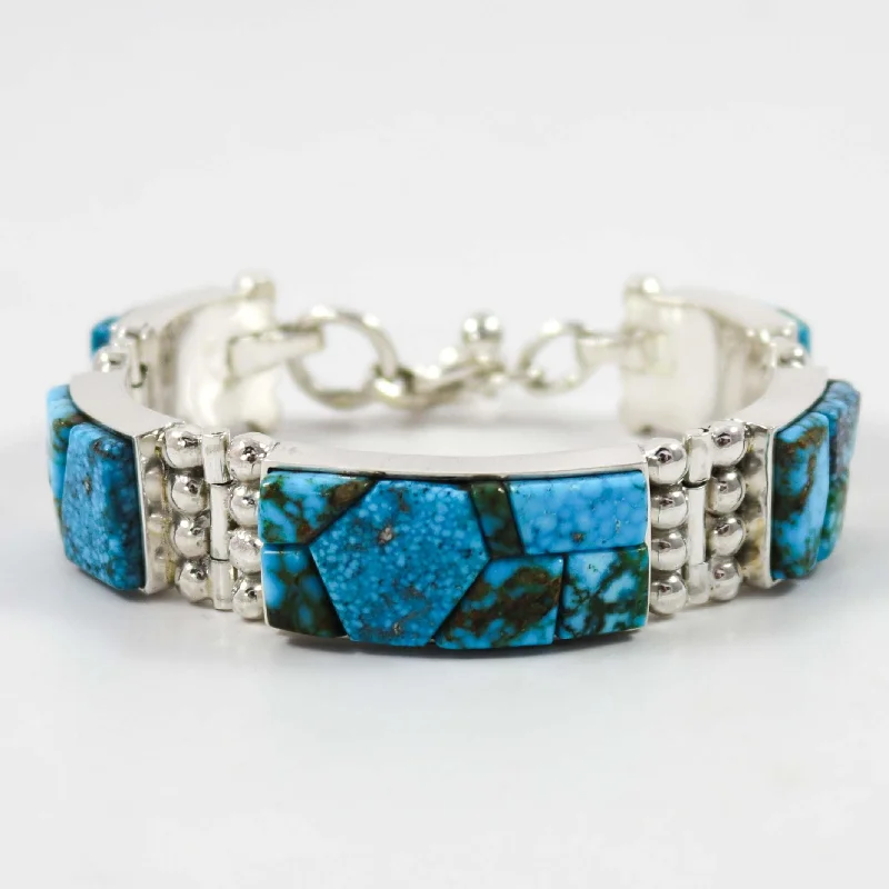 tiny gold huggie hoops Kingman Turquoise Bracelet