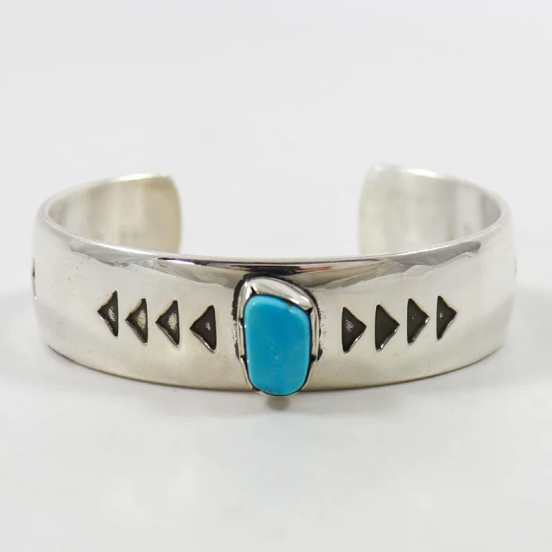 solid gold cartilage hoop Kingman Turquoise Cuff