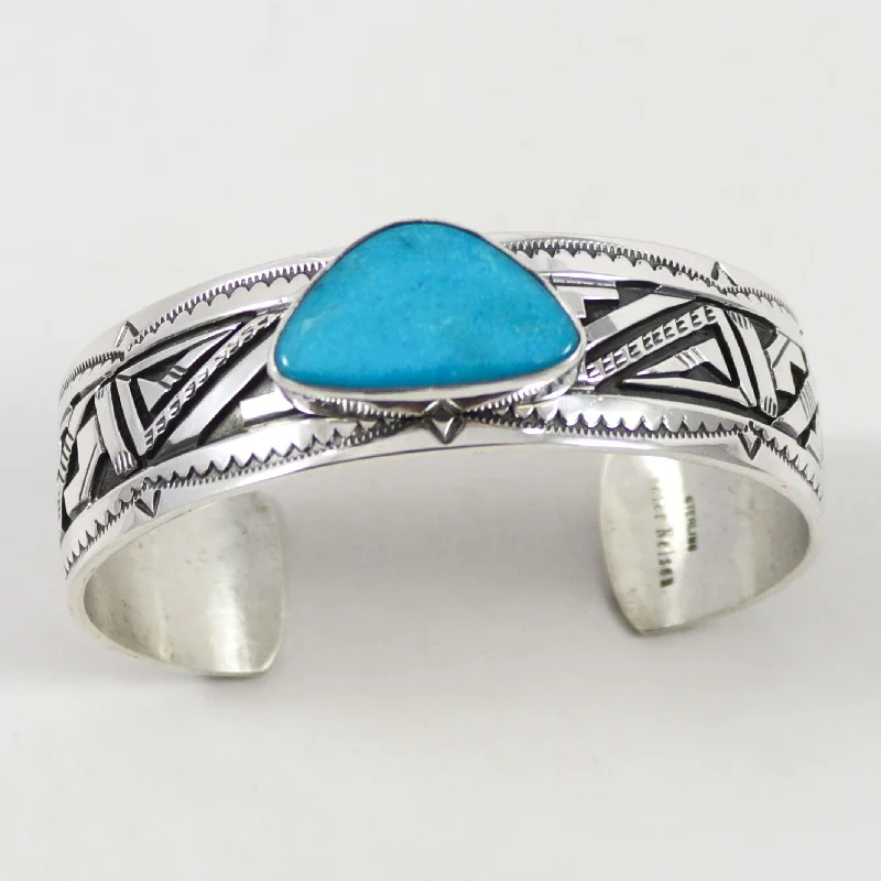 infinity necklace with birthstones Kingman Turquoise Cuff