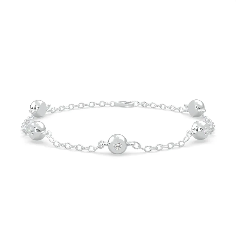 delicate heart stud earrings Lands Collection "Spirit" Bracelet