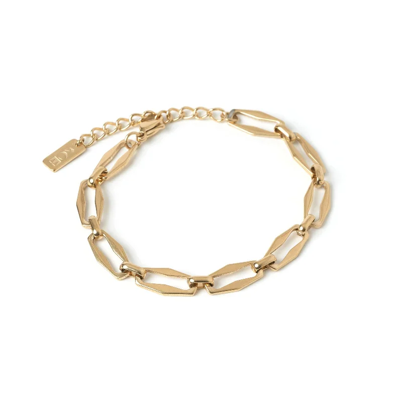 minimalist black pearl necklace Leo Gold Bracelet