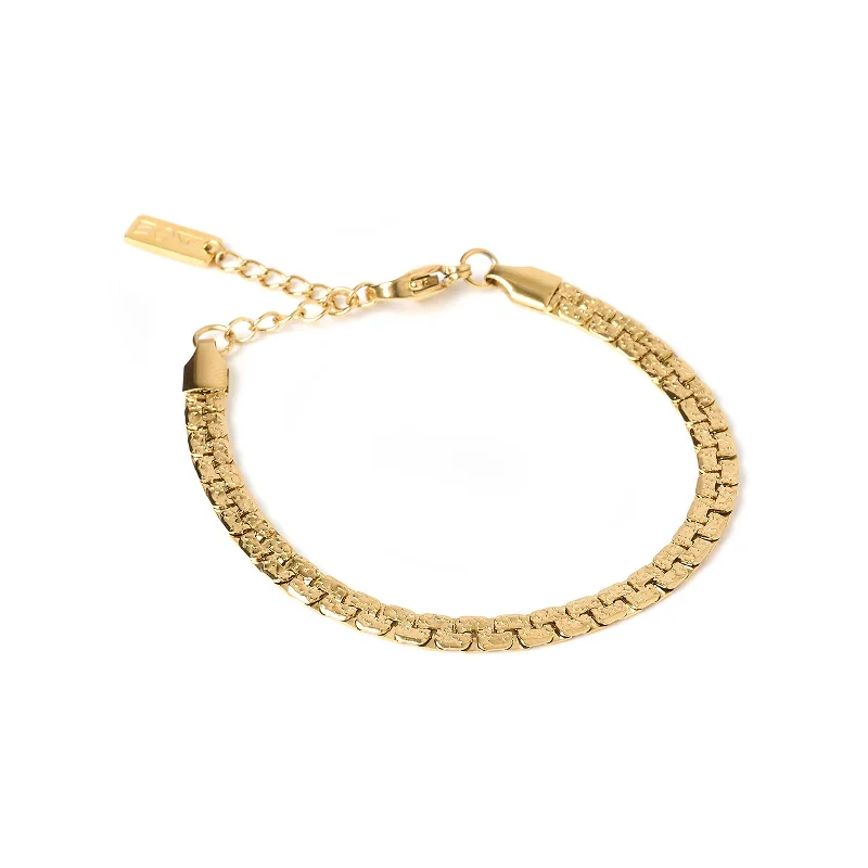 chunky chain necklace trendy Luna Gold Bracelet