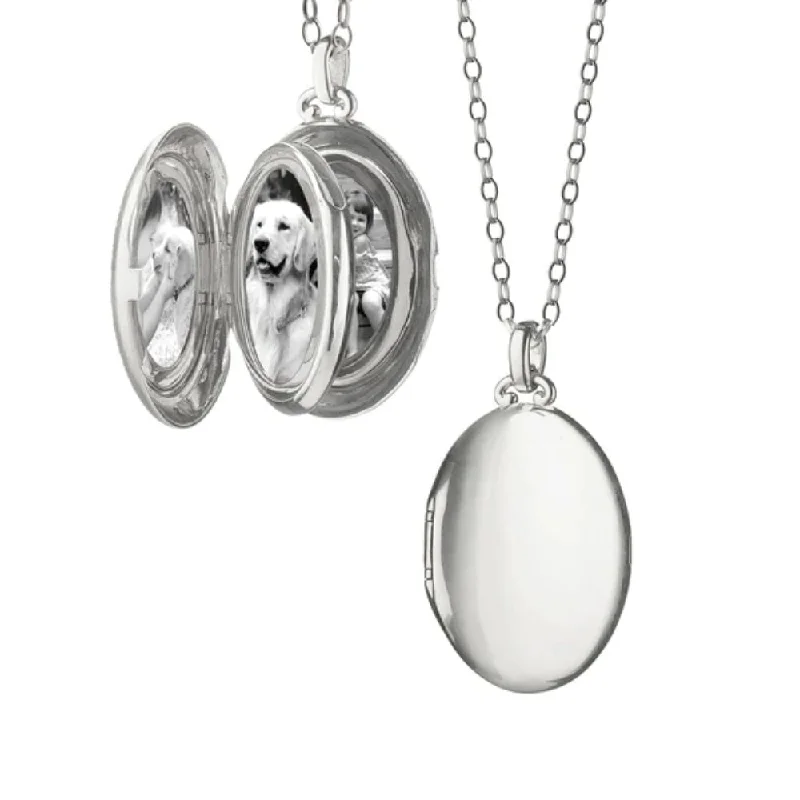 men’s hammered titanium ring Monica Rich Kosann "Premier" 4 Image Locket