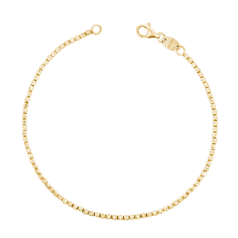 bold chunky cocktail ring 14K Gold Moon Cut Bracelet